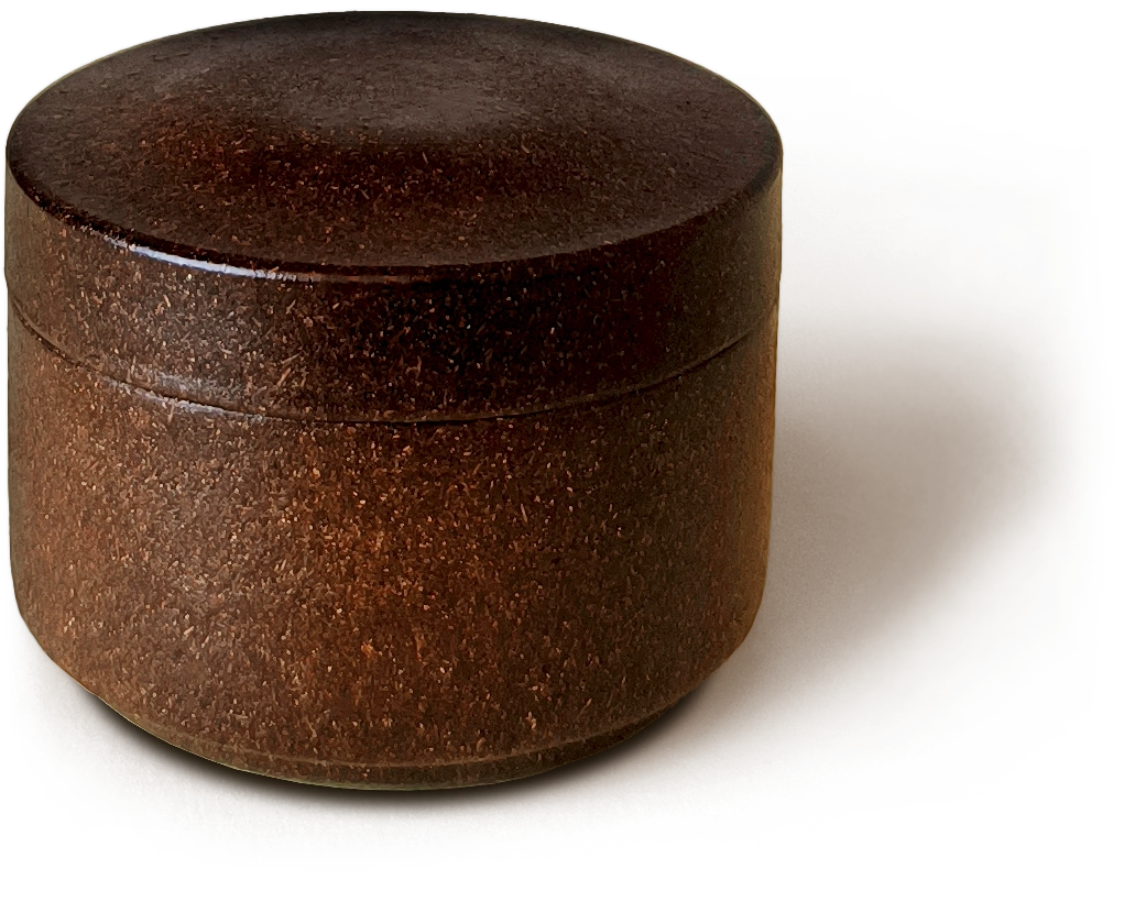 Agropak bio-composite material cross-section detail