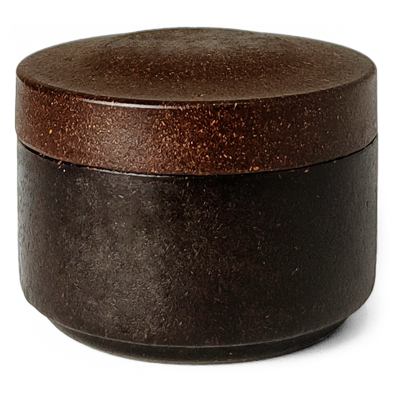 Noir Black body, Mocha Brown lid