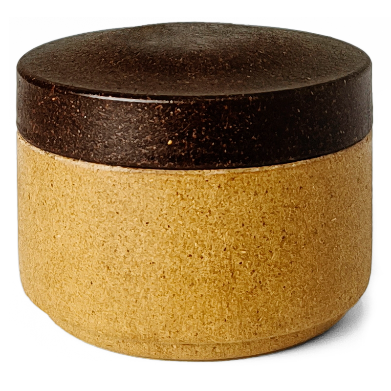 Sandstone body, Mocha Brown lid